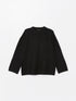 LC Waikiki Crew Neck Straight Long Sleeve Oversize Women's Knitwear Sweater